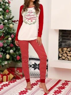 Women's Loungewear Sets Letter Elk Fashion Comfort Soft Xmas Home Christmas Daily Polyester Breathable Crew Neck Long Sleeve Pullover Pant Fall Winter Black Red 23 Women's Loungewear Sets Letter Elk Fashion Comfort Soft Xmas Home Christmas Daily Polyester Breathable Crew Neck Long Sleeve Pullover Pant Fall Winter Black Red -Deals The Sexy Bra Store ozeyud1695281884545