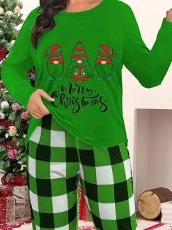 Women's Christmas Pajamas Top Letter Santa Claus Comfort Soft Home Christmas Spandex Fall Winter Black Red 5 Women's Christmas Pajamas Top Letter Santa Claus Comfort Soft Home Christmas Spandex Fall Winter Black Red -Deals The Sexy Bra Store pcjcrk1697523583559