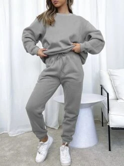 Women's Lounge Sets Sweatsuits Tracksuits Pure Color Fashion Casual Comfort Daily Going Out Polyester Breathable Crew Neck Long Sleeve Pant Elastic Waist Fall Winter Black White 16 Women's Lounge Sets Sweatsuits Tracksuits Pure Color Fashion Casual Comfort Daily Going Out Polyester Breathable Crew Neck Long Sleeve Pant Elastic Waist Fall Winter Black White -Deals The Sexy Bra Store pcwgpq1695798617466