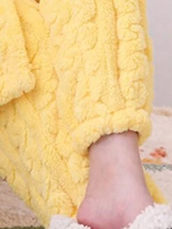 Women's Pajamas Sets Pure Color Warm Fashion Plush Home Daily Bed Coral Fleece Coral Velvet Warm Breathable Hoodie Long Sleeve Cardigan Pant Button Pocket Fall Winter Yellow Pink 14 Women's Pajamas Sets Pure Color Warm Fashion Plush Home Daily Bed Coral Fleece Coral Velvet Warm Breathable Hoodie Long Sleeve Cardigan Pant Button Pocket Fall Winter Yellow Pink -Deals The Sexy Bra Store pftwll1694164417842