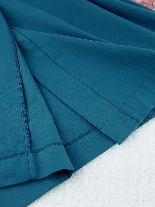 Women's Pajamas Bathrobe Robes Gown Pure Color Simple Casual Comfort Home Daily Bed Cotton And Linen Breathable V Wire Long Sleeve Fall Royal Blue Blue 10 Women's Pajamas Bathrobe Robes Gown Pure Color Simple Casual Comfort Home Daily Bed Cotton And Linen Breathable V Wire Long Sleeve Fall Royal Blue Blue - Image 10