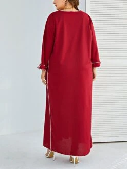 Women's Plus Size Loungewear Nightshirt Dress Stripe Fashion Simple Casual Home Xmas Daily Bed Polyester Breathable V Wire Long Sleeve Spring Fall Red 10 Women's Plus Size Loungewear Nightshirt Dress Stripe Fashion Simple Casual Home Xmas Daily Bed Polyester Breathable V Wire Long Sleeve Spring Fall Red -Deals The Sexy Bra Store pqmwya1694742383429