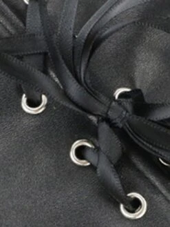 Women's Black And Red Corset Shapewear Pure Color Corsets Party Going Out Club Polyester Breathable Bandeau Sleeveless Backless Hole Summer Spring Black Red -Deals The Sexy Bra Store prccen1697170326824