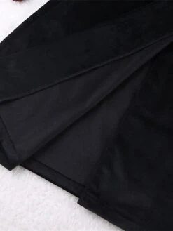 Women's Pajamas Bathrobe Robes Gown Pure Color Simple Casual Comfort Home Daily Bed Polyester Breathable V Wire Long Sleeve Feather Spring Summer Black -Deals The Sexy Bra Store pvqcve1673431402465