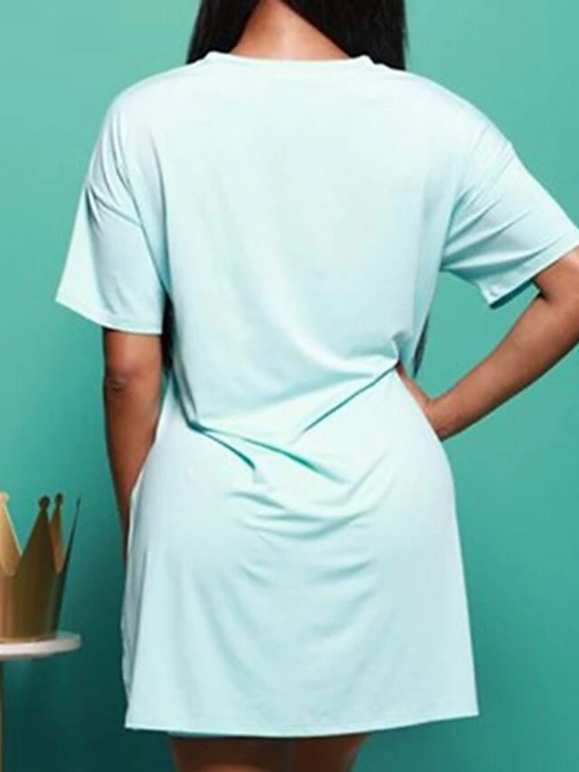 Women's Loungewear Sets Nighty 2 Pieces Pure Color Simple Comfort Home Cotton V Wire Spring Summer Green Blue 17 Women's Loungewear Sets Nighty 2 Pieces Pure Color Simple Comfort Home Cotton V Wire Spring Summer Green Blue - Image 17