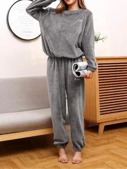 Women's Fleece Warm Loungewear Sets Letter Fashion Casual Comfort Home Daily Bed Coral Fleece Coral Velvet Warm Crew Neck Long Sleeve Hoodie Pant Embroidery Fall Winter Pink Red 10 Women's Fleece Warm Loungewear Sets Letter Fashion Casual Comfort Home Daily Bed Coral Fleece Coral Velvet Warm Crew Neck Long Sleeve Hoodie Pant Embroidery Fall Winter Pink Red -Deals The Sexy Bra Store pxdkxy1693295688813