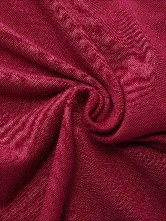 Women's Petite Loungewear Nightgown Nightshirt Dress Pure Color Simple Basic Casual Home Daily Vacation Cotton Blend Breathable Crew Neck Long Sleeve Fall Winter Black Wine 7 Women's Petite Loungewear Nightgown Nightshirt Dress Pure Color Simple Basic Casual Home Daily Vacation Cotton Blend Breathable Crew Neck Long Sleeve Fall Winter Black Wine - Image 7