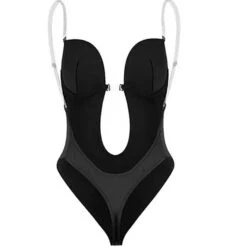 Corset Women's Bodysuits Wedding Party Party & Evening Club Black Beige Spandex Sport Overbust Corset Backless Tummy Control Push Up Pure Color Fall Winter -Deals The Sexy Bra Store qdevnx1662099890508