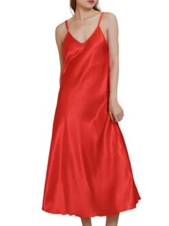 Women's Slip Lingerie Nightgown Nightshirt Dress Pure Color Simple Casual Comfort Home Daily Bed Satin Breathable Straps Sleeveless Fall Winter Black White 32 Women's Slip Lingerie Nightgown Nightshirt Dress Pure Color Simple Casual Comfort Home Daily Bed Satin Breathable Straps Sleeveless Fall Winter Black White -Deals The Sexy Bra Store qdexyc1697074780817