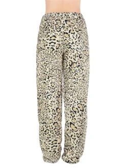Women's Christmas Fleece Pajamas Pants Pajama Pant Leopard Elk Warm Fashion Plush Home Xmas Daily Bed Coral Fleece Coral Velvet Warm Breathable Long Pant Elastic Waist Fall Winter Red Blue -Deals The Sexy Bra Store qhmbth1693552874263