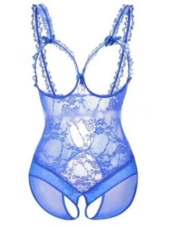 Women's Sexy Lingerie Panties Pure Color Lovers Hot Comfort Home Daily Bed Lace Breathable V Wire Hole Summer Spring Black White -Deals The Sexy Bra Store qofyni1681810610600