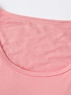 Women's Pink Pajama Top With Chest Pads Loungewear Top Pure Color Fashion Casual Comfort Street Daily Bed Modal Breathable Crew Neck Long Sleeve Fall Winter Black White -Deals The Sexy Bra Store qphlqf1697699936235