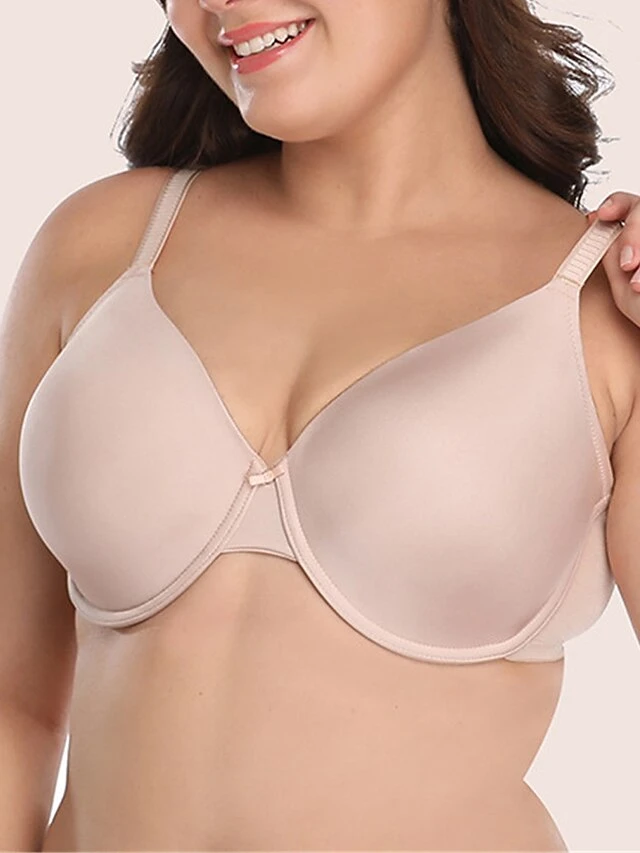 Women's Plus Size Bra Pure Color Undergarments Home Bed Cotton Breathable Straps Sleeveless Backless Summer Spring Black Beige 7 Women's Plus Size Bra Pure Color Undergarments Home Bed Cotton Breathable Straps Sleeveless Backless Summer Spring Black Beige - Image 7