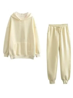 Women's Loungewear Sets Pure Color Warm Fashion Sport Street Daily Going Out Polyester Comfort Warm Hoodie Pocket Fall Winter Black White 18 Women's Loungewear Sets Pure Color Warm Fashion Sport Street Daily Going Out Polyester Comfort Warm Hoodie Pocket Fall Winter Black White -Deals The Sexy Bra Store qxbuuv1693379820585