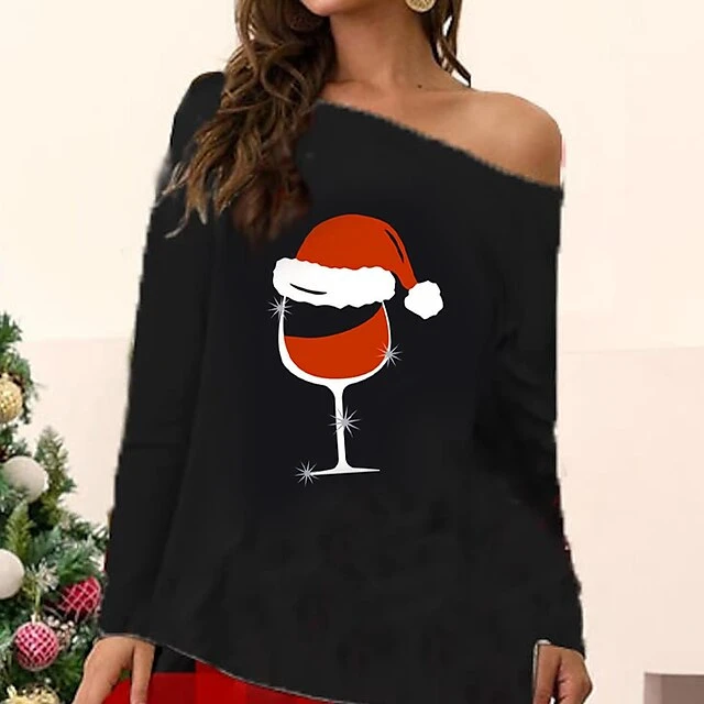 Women's Plus Size Christmas Pajamas Sets Grid / Plaid Fashion Comfort Soft Home Xmas Carnival Cotton Spandex Jersey Gift Long Sleeve T Shirt Tee Pant Elastic Waist Winter Fall Black 3 Women's Plus Size Christmas Pajamas Sets Grid / Plaid Fashion Comfort Soft Home Xmas Carnival Cotton Spandex Jersey Gift Long Sleeve T Shirt Tee Pant Elastic Waist Winter Fall Black - Image 3
