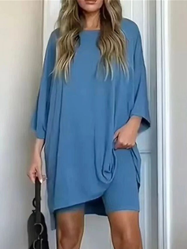 Women's Plus Size Loungewear Sets 2 Pieces Pure Color Fashion Casual Comfort Street Daily Date Polyester Breathable Crew Neck Long Sleeve Shorts Summer Fall Black Light Green 1 Women's Plus Size Loungewear Sets 2 Pieces Pure Color Fashion Casual Comfort Street Daily Date Polyester Breathable Crew Neck Long Sleeve Shorts Summer Fall Black Light Green