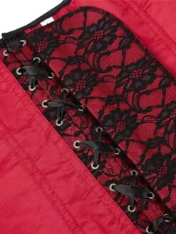 Corset Women's Corsets Trachtenmieder Halloween Club Oktoberfest Costume Red Country Bavarian Breathable Buckle Lace Up Backless Tummy Control Lace Summer Spring -Deals The Sexy Bra Store rdjatj1656410675652