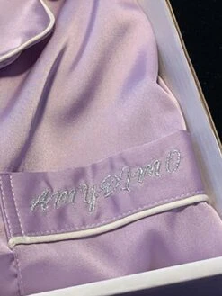 Women's Pajamas Sets Cat Letter Casual Comfort Soft Home Daily Bed Satin Breathable Lapel Long Sleeve Shirt Pant Button Pocket Fall Winter 8602#[Long Sleeve] 8101#[Long Sleeve] -Deals The Sexy Bra Store rhenrz1697161960694