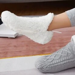 Women's 1 Pair Socks Slipper Socks Fashion Comfort Novelty Fleece Solid Colored Casual Daily Indoor Warm Winter Fall Black Blue Wine 19 Women's 1 Pair Socks Slipper Socks Fashion Comfort Novelty Fleece Solid Colored Casual Daily Indoor Warm Winter Fall Black Blue Wine -Deals The Sexy Bra Store ricigd1664445565073