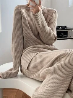 Women's Lounge Sets Sweater Sets Pure Color Fashion Casual Comfort Home Street Daily Polyester Breathable Crew Neck Long Sleeve Sweater Pant Fall Winter Black Blue 34 Women's Lounge Sets Sweater Sets Pure Color Fashion Casual Comfort Home Street Daily Polyester Breathable Crew Neck Long Sleeve Sweater Pant Fall Winter Black Blue -Deals The Sexy Bra Store rjwnal1691566072308