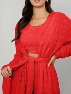 Women's Pajamas Sets Pure Color Fashion Casual Soft Home Daily Bed Polyester Breathable Crew Neck Long Sleeve Robe Top Pant Fall Winter Black White -Deals The Sexy Bra Store rmtilr1691566018106