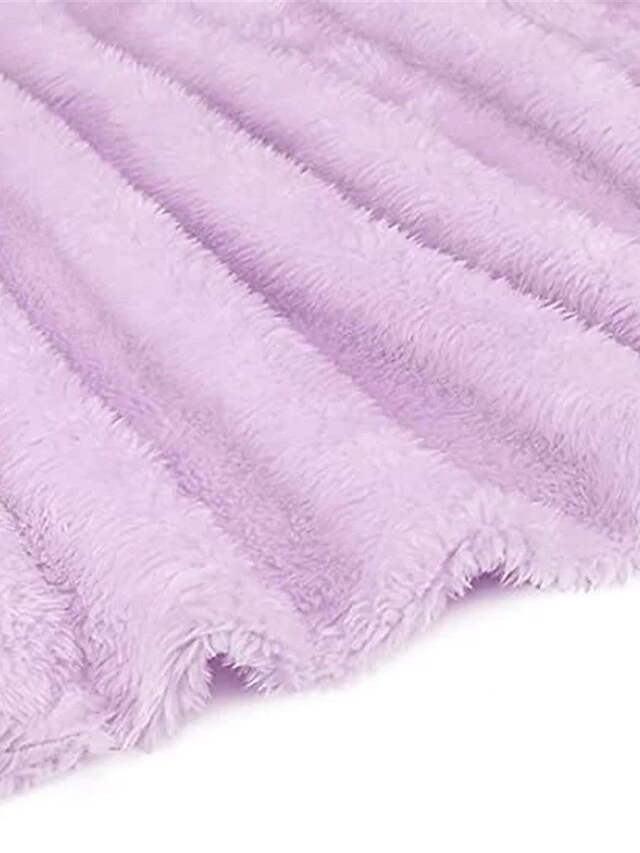 Women's Zip Up Front Robe Bathrobe Wearable Blanket Pure Color Warm Plush Casual Home Daily Bed Flannel Warm Breathable Stand Collar Long Sleeve Pocket Fall Winter Black Pink 17 Women's Zip Up Front Robe Bathrobe Wearable Blanket Pure Color Warm Plush Casual Home Daily Bed Flannel Warm Breathable Stand Collar Long Sleeve Pocket Fall Winter Black Pink - Image 17