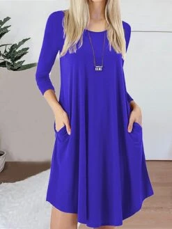 Women's Pajamas Nightgown Nightshirt Dress Pure Color Simple Casual Soft Home Daily Bed Cotton Breathable Crew Neck Half Sleeve Fall Black Red -Deals The Sexy Bra Store rpxiac1692866949079