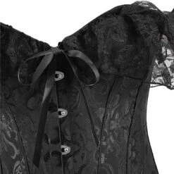 Women's Plus Size Corsets Country Bavarian Overbust Corset Classic Tummy Control Push Up Lace Solid Color Printing Buckle Hook & Eye Nylon Polyester / Cotton Christmas Halloween Wedding Party -Deals The Sexy Bra Store rqyamk1625645618275