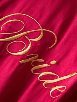 Women's Pajamas Silk Robe Robes Gown Letter Fashion Hot Casual Wedding Party Xmas Satin Breathable Long Sleeve Embroidery Summer Fall White Champagne -Deals The Sexy Bra Store rtokgh1692779759620