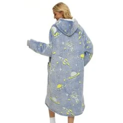 Women's Plush Hooded Robe Warm Loungewear Pajamas Nightgown Sleepwear Home Daily Bed Fall Winter -Deals The Sexy Bra Store rvgqui1637318246737