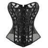 Corset Women's Corsets Christmas Halloween Wedding Party Birthday Party Plus Size Black White Overbust Corset Hook & Eye Lace Up Classic Tummy Control Push Up Plaid / Check Embroidery Abstract Summer