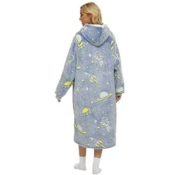 Women's Plush Hooded Robe Warm Loungewear Pajamas Nightgown Sleepwear Home Daily Bed Fall Winter -Deals The Sexy Bra Store rzbnto1637318247343