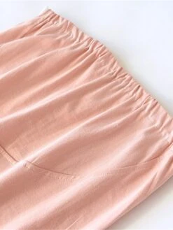 Women's Pajamas Pants Pure Color Simple Casual Comfort Home Daily Bed Cotton Breathable Pant Elastic Waist Fall Winter Pine Green - Loose Feet Honey Pink - Loose Feet -Deals The Sexy Bra Store rzhpux1695798639579