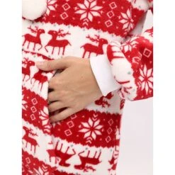 Women's Pajamas Jumpsuit Elk Snowflake Warm Fashion Casual Xmas Home Christmas Daily Polyester Breathable Hoodie Long Sleeve Pocket Fall Winter Black White 33 Women's Pajamas Jumpsuit Elk Snowflake Warm Fashion Casual Xmas Home Christmas Daily Polyester Breathable Hoodie Long Sleeve Pocket Fall Winter Black White -Deals The Sexy Bra Store sfihmi1692348366628