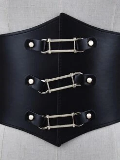 Corset Women's Corsets Corset Tops Party & Evening Valentine's Day Club Black Gold Cotton Breathable Comfortable Underbust Corset Buckle Lace Up Retro Tummy Control Pure Color Summer Fall Winter -Deals The Sexy Bra Store shyhny1641897050931