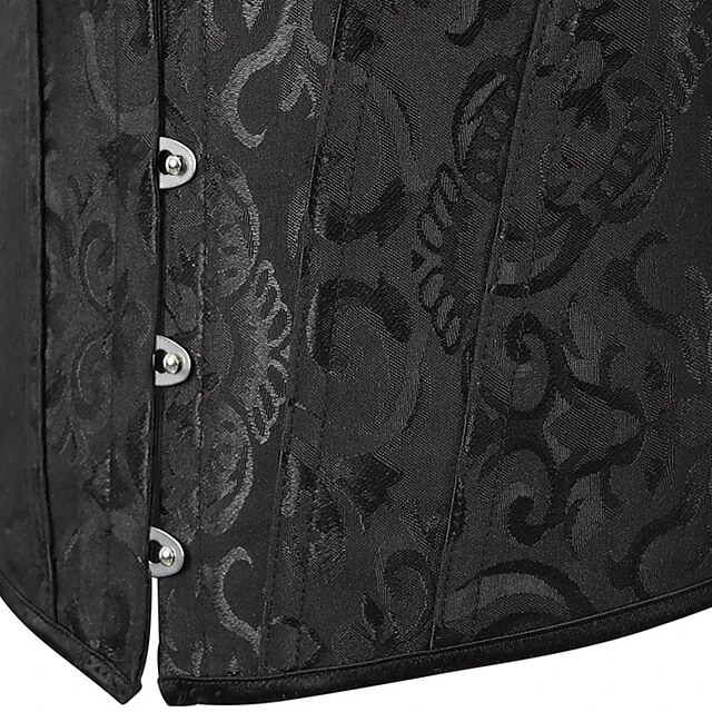 Women's Corsets Halloween Country Bavarian Overbust Corset Tummy Control Push Up Lace Lace Jacquard Pure Color Hook & Eye Lace Up Cotton Polyester Christmas Wedding Party Birthday Party Fall 12 Women's Corsets Halloween Country Bavarian Overbust Corset Tummy Control Push Up Lace Lace Jacquard Pure Color Hook & Eye Lace Up Cotton Polyester Christmas Wedding Party Birthday Party Fall - Image 12