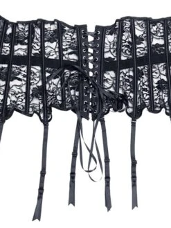 Corset Women's Corsets Corset Tops Party & Evening Valentine's Day Club Black Sexy Breathable Underbust Corset Hook & Eye Lace Up Lace Backless Tummy Control Lace Flower All Seasons 16 Corset Women's Corsets Corset Tops Party & Evening Valentine's Day Club Black Sexy Breathable Underbust Corset Hook & Eye Lace Up Lace Backless Tummy Control Lace Flower All Seasons -Deals The Sexy Bra Store sjdcsy1656412951594