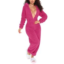 Women's Flannel Onesies Pajama For Adult Jumpsuits Nighty Pure Color Simple Comfort Party Home ChristmasWarm Gift Hoodie Long Sleeve Fall Winter Black 39 Women's Flannel Onesies Pajama For Adult Jumpsuits Nighty Pure Color Simple Comfort Party Home ChristmasWarm Gift Hoodie Long Sleeve Fall Winter Black -Deals The Sexy Bra Store snhxmn1665481635206