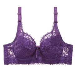 Women's Push Up Bras 3/4 Cup Lace Pure Color Hook & Eye Daily Wear POLY 1PC White Black / Plus Size / Plus Size -Deals The Sexy Bra Store sseeet1617265450169