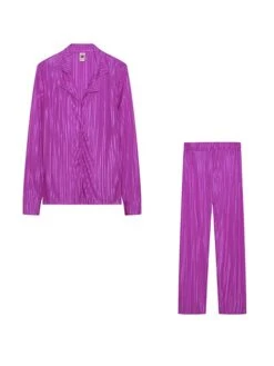 Women's Loungewear Sets Pure Color Fashion Comfort Soft Home Street Daily Acrylic Breathable Lapel Long Sleeve Shirt Pant Button Fall Winter Black Yellow -Deals The Sexy Bra Store subhdn1695196777488