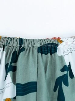 Women's Plus Size Pajama Cotton Top And Pant Sets 2Pcs Floral Print Fashion Casual Comfort Home Daily Vacation Breathable Crew Neck Sleeveless Tank Top Pants Summer Spring Yellow Light Green -Deals The Sexy Bra Store suhlhl1683783109829