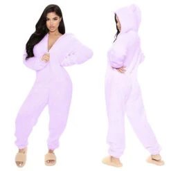 Women's Flannel Onesies Pajama For Adult Jumpsuits Nighty Pure Color Simple Comfort Party Home ChristmasWarm Gift Hoodie Long Sleeve Fall Winter Black 27 Women's Flannel Onesies Pajama For Adult Jumpsuits Nighty Pure Color Simple Comfort Party Home ChristmasWarm Gift Hoodie Long Sleeve Fall Winter Black -Deals The Sexy Bra Store sxwoam1639475939900