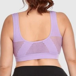 Curve Plus Size Backless Hole Solid Color Casual U Neck Fall Winter Wireless Bras Full Coverage Bra Watermelon Red Bean Paste Purple Black Big Size L XL 2XL 3XL 4XL -Deals The Sexy Bra Store tasfbl1660284062099