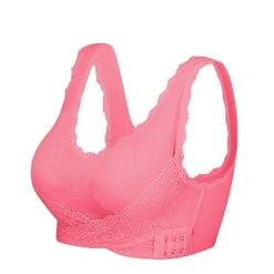 Women's Oversized Lace Sports Bras Cross Front Side Buckle Wire Free Bra Yoga Workout Activewear -Deals The Sexy Bra Store tbhjyk1649319859868