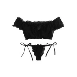 Women's Sexy Bodies Lingerie Set Dot Sexy Uniforms Romantic See Through Bed Vacation Valentine's Day Spandex Off Shoulder Winter Fall Black White 25 Women's Sexy Bodies Lingerie Set Dot Sexy Uniforms Romantic See Through Bed Vacation Valentine's Day Spandex Off Shoulder Winter Fall Black White -Deals The Sexy Bra Store timhpz1645757279476