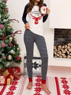 Women's Loungewear Sets Letter Elk Fashion Comfort Soft Xmas Home Christmas Daily Polyester Breathable Crew Neck Long Sleeve Pullover Pant Fall Winter Black Red 34 Women's Loungewear Sets Letter Elk Fashion Comfort Soft Xmas Home Christmas Daily Polyester Breathable Crew Neck Long Sleeve Pullover Pant Fall Winter Black Red -Deals The Sexy Bra Store tiyrpr1695281899769