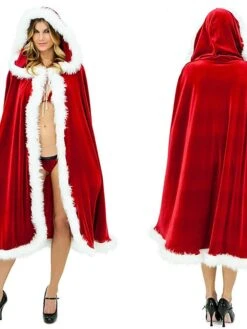 Women's Sexy Christmas Combo Warm Comfort Oversized Carnival Home Xmas Cotton Warm Hoodie Feather Fall Winter Red -Deals The Sexy Bra Store tlgnxo1695023625475