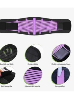 Corset Women‘s Waist Trainer Breathable Sport Underbust Corset Basic Yoga Solid Color Hook And Loop Spandex Valentine‘s Day Running Gym Spring & Summer Fall & Winter Purple Black Red 1 Pc -Deals The Sexy Bra Store tqgzzh1637150372463