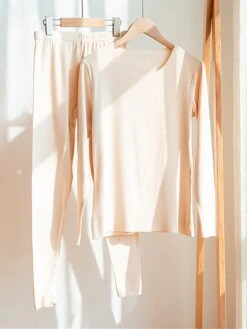 Women's Delong Thermal Underwear Pure Color Warm Casual Comfort Home Daily Going Out Polyester Warm Crew Neck Long Sleeve Pant Elastic Waist Fall Winter Black Pink 12 Women's Delong Thermal Underwear Pure Color Warm Casual Comfort Home Daily Going Out Polyester Warm Crew Neck Long Sleeve Pant Elastic Waist Fall Winter Black Pink -Deals The Sexy Bra Store tstfea1697161968646