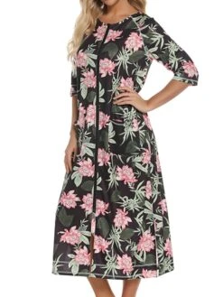 Women's Pajamas Robes Gown Bathrobes Pjs Leopard Flower Simple Comfort Home Daily Cotton Crew Neck Half Sleeve Pocket Winter Fall Blue Pink 28 Women's Pajamas Robes Gown Bathrobes Pjs Leopard Flower Simple Comfort Home Daily Cotton Crew Neck Half Sleeve Pocket Winter Fall Blue Pink -Deals The Sexy Bra Store tubmml1661336273374